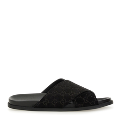 Sandal Slider with GG Pattern