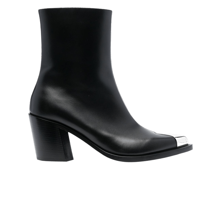 Alexander McQueen Wmns Punk Boot 'Black Silver'