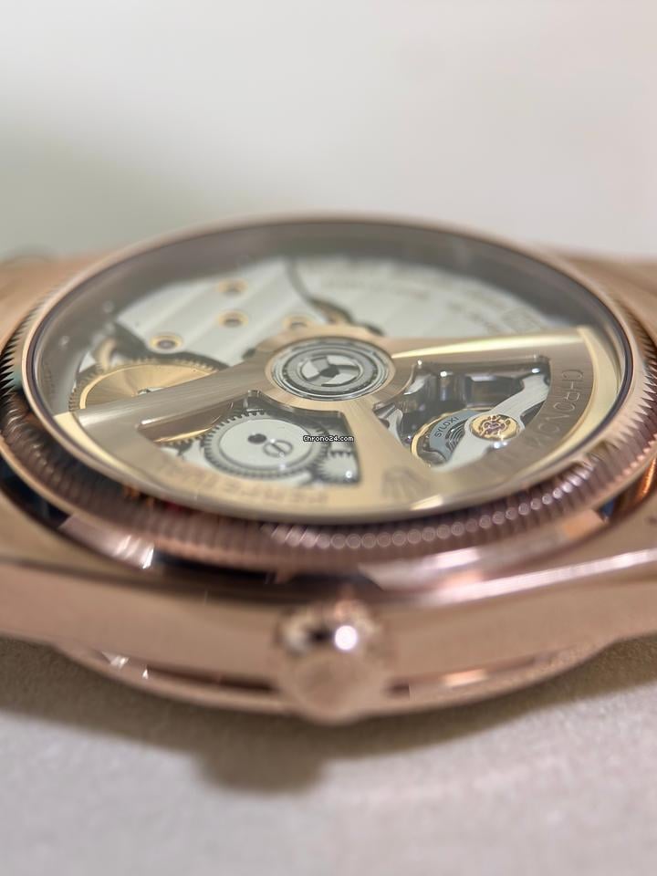 Rolex | Land-Dweller | 127285TBR | Rose gold | 36 mm | Rose gold | White | Automatic