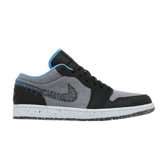 Air Jordan 1 Low Crater Black University Blue