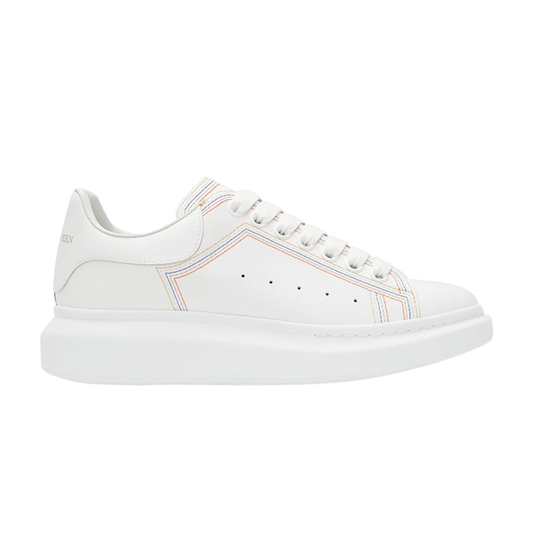 Alexander McQueen Oversized Sneaker Embroidered - White Multicolor