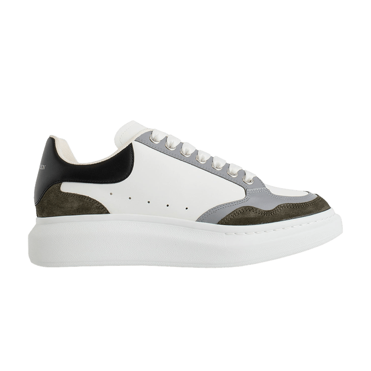 Alexander McQueen Oversized Sneaker White Khaki Grey