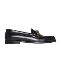 Valentino Chain V Logo Loafer Black