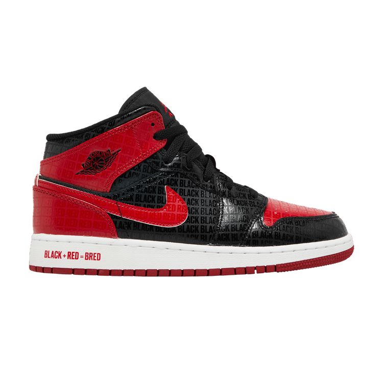 Jordan 1 Mid Bred Text GS