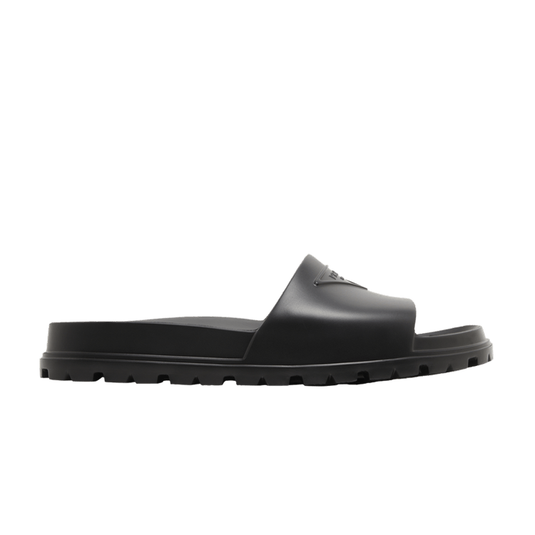 Prada Rubber Slide Black