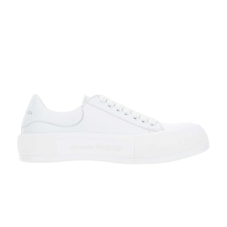 Alexander McQueen Deck Lace Plimsoll Optic White