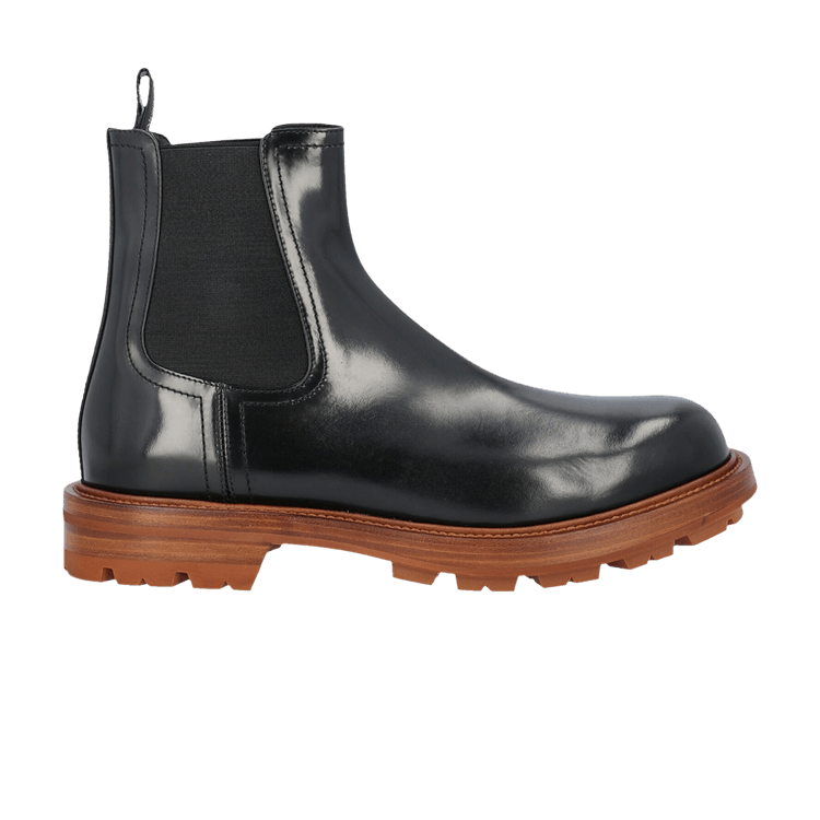Alexander McQueen Chelsea Boot Black Cedar Brown