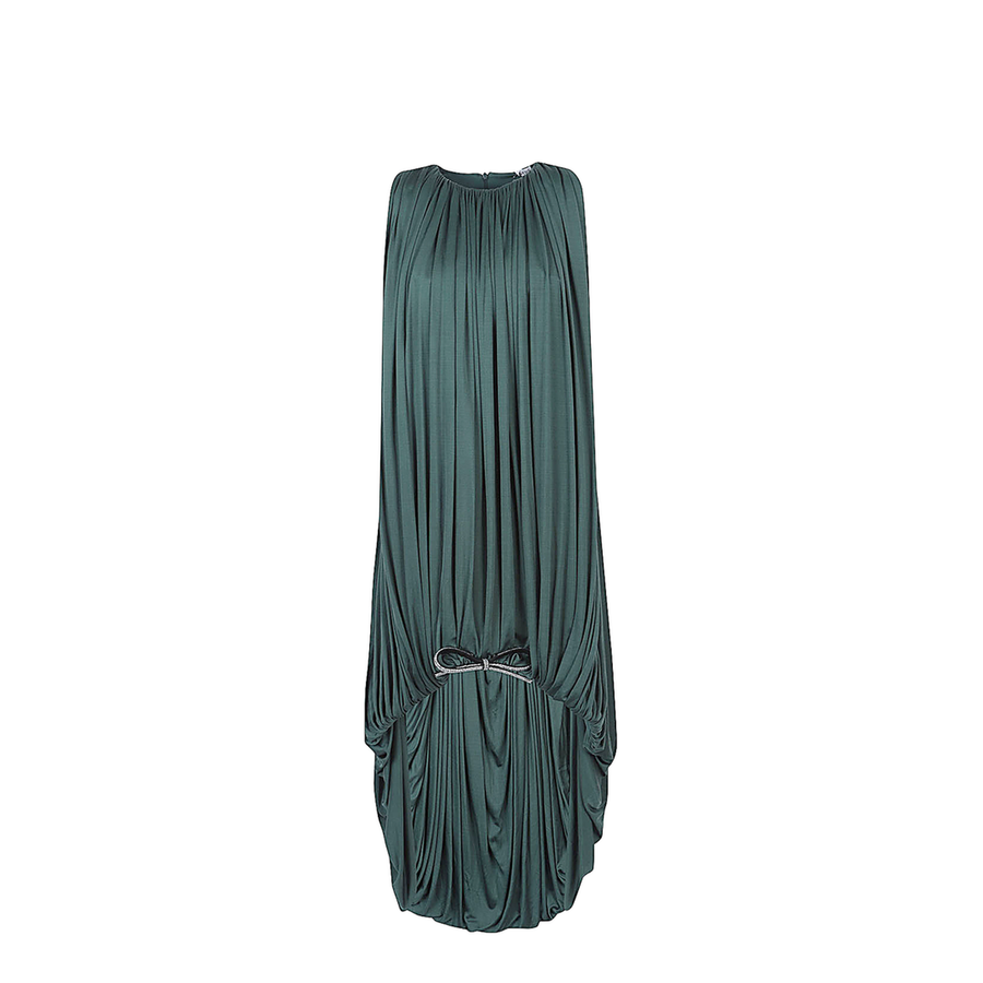 Silk Draped Dress