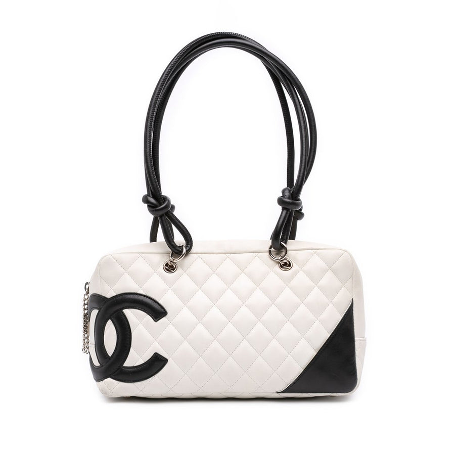 Chanel Quilted Lambskin Cambon Ligne Shoulder Bag