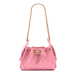 Caviar Quilted Mini Chanel 25 Handbag Pink