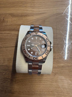 Rolex | Yacht-Master | 268621 | Rose gold | 37 mm | Gold/Steel | Brown | Automatic