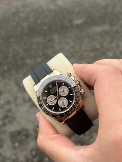 Rolex | Daytona | 126515ln-cm1-dc722 | Rose gold | 40 mm | Rubber | Black | Automatic