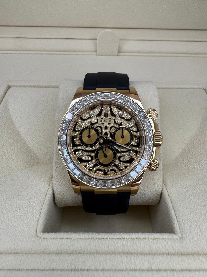 Rolex | Daytona | 116588TBR | Yellow gold | 40 mm | Rubber | Yellow | Automatic