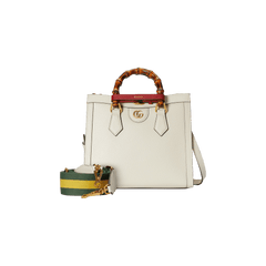 Gucci Diana Small Tote Bag White