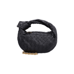 Bottega Veneta Mini Jodie Chain Bag Black/Gold
