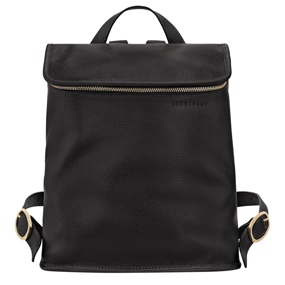 Longchamp Le Foulonné M Backpack Black