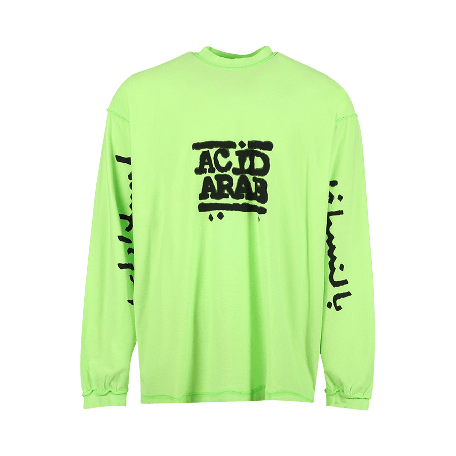 Balenciaga T-Shirt Fluo Green/ Black