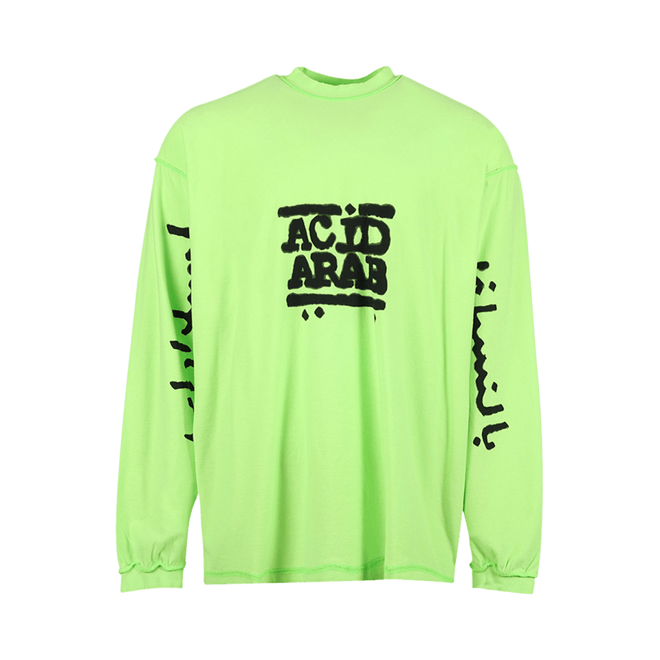 Balenciaga T-Shirt Fluo Green/ Black