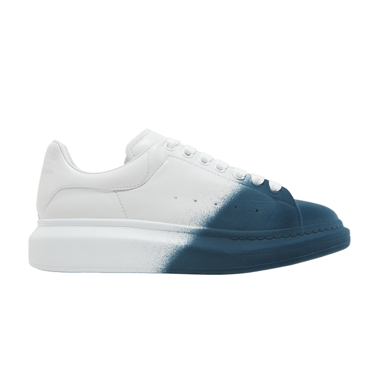 Alexander McQueen Oversized Sneaker White Emerald Green Spray