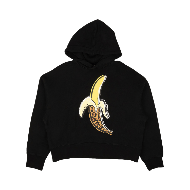 Palm Angels Banana Printed Hoodie Blue/Brown