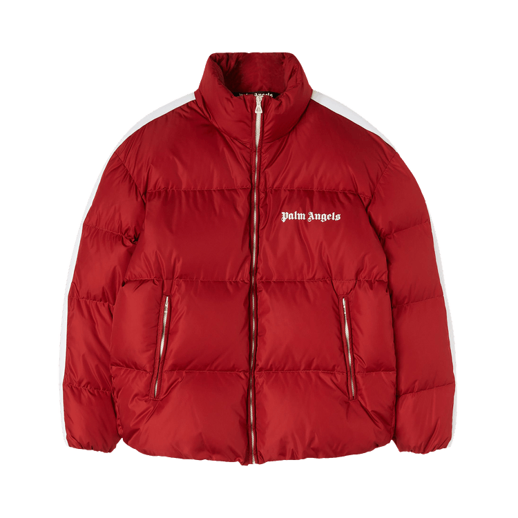 Palm Angels Classic Track Down Jacket Red/White