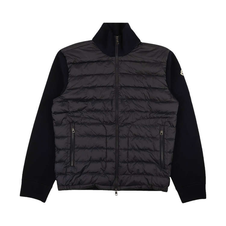 Moncler Tricot Down Filled Jacket Blue