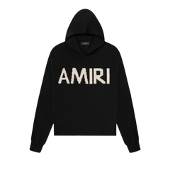 Amiri Eyelash Logo Hoodie Black