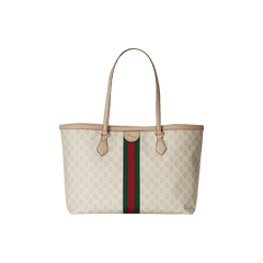 Gucci Ophidia Medium GG Tote Beige/White