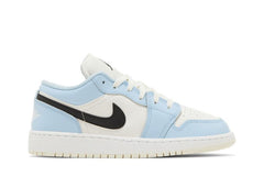 Jordan 1 Low Ice Blue Black GS