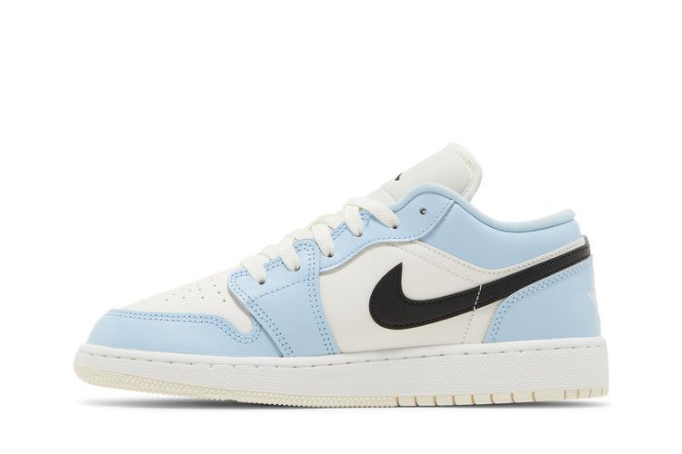 Jordan 1 Low Ice Blue Black GS
