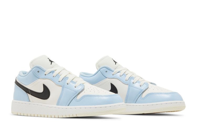 Jordan 1 Low Ice Blue Black GS