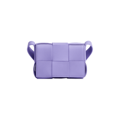 Bottega Veneta Mini Cassette Bag Wisteria/Silver
