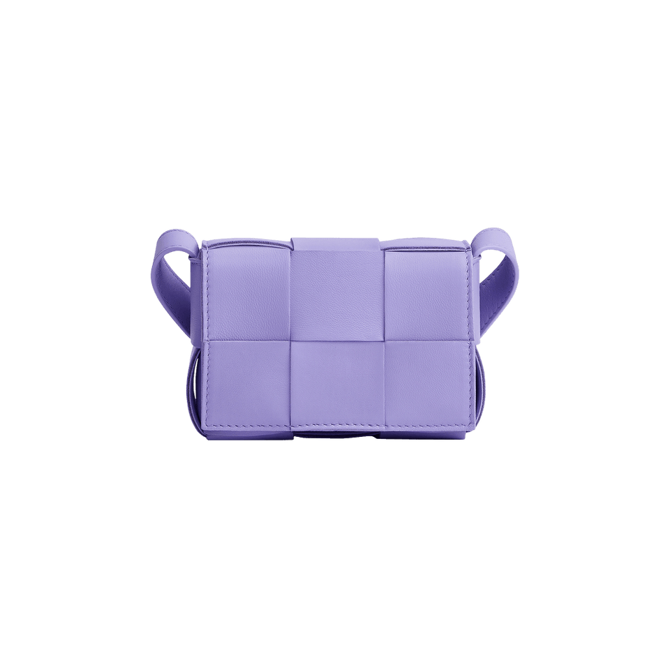 Bottega Veneta Mini Cassette Bag Wisteria/Silver