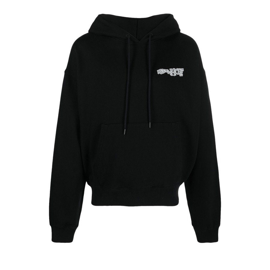 Off-White Carlos Arrow Over Hoodie Black/White