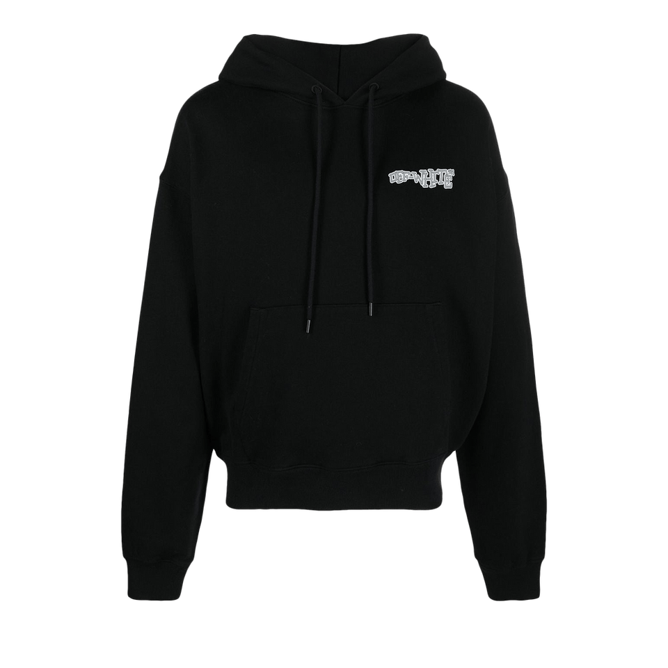 Off-White Carlos Arrow Over Hoodie Black/White