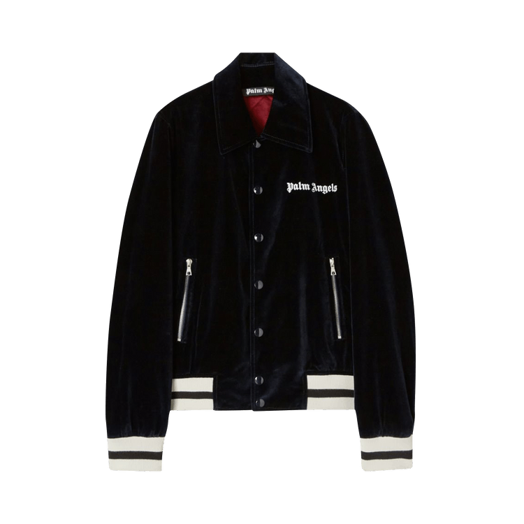 Palm Angels Sunday Baseball Jacket Indigo/Off White