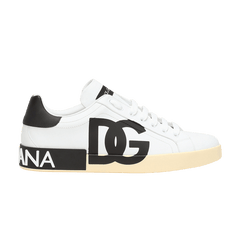 Dolce & Gabbana Portofino Low DG Logo Print - Black