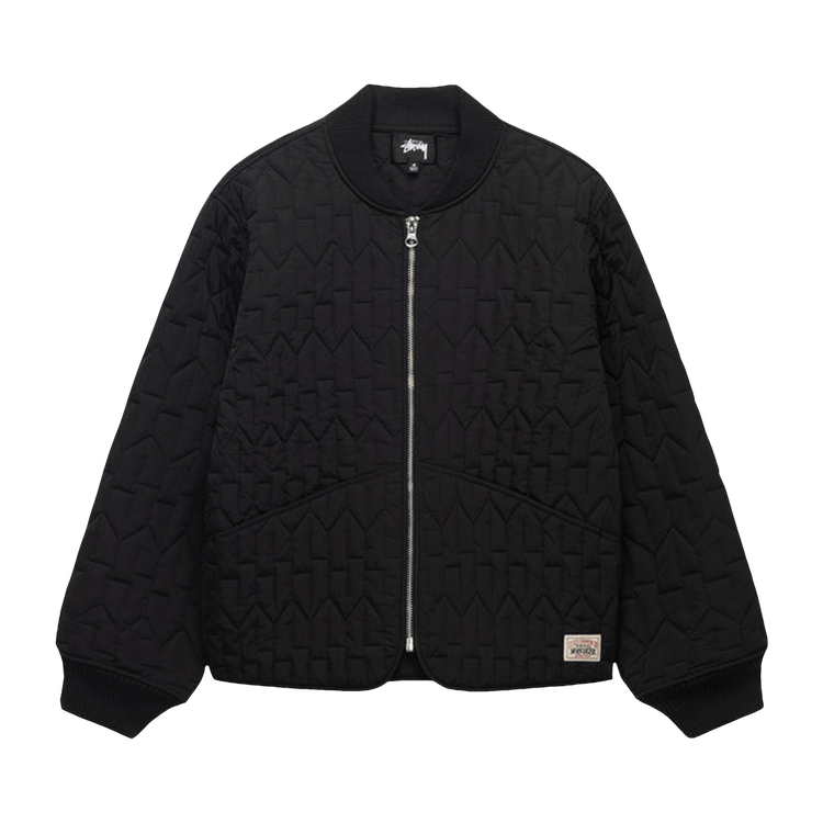 Stussy S Quilted Liner Jacket Black