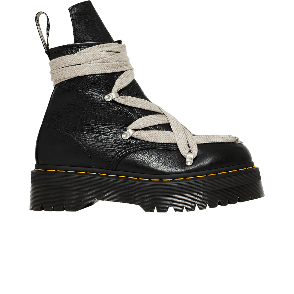 Rick Owens x Dr. Martens 1460 Quad Sole Pentagram Jumbo Lace Boot Black