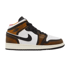 Air Jordan 1 Mid SE GS Wear-Away - Taxi