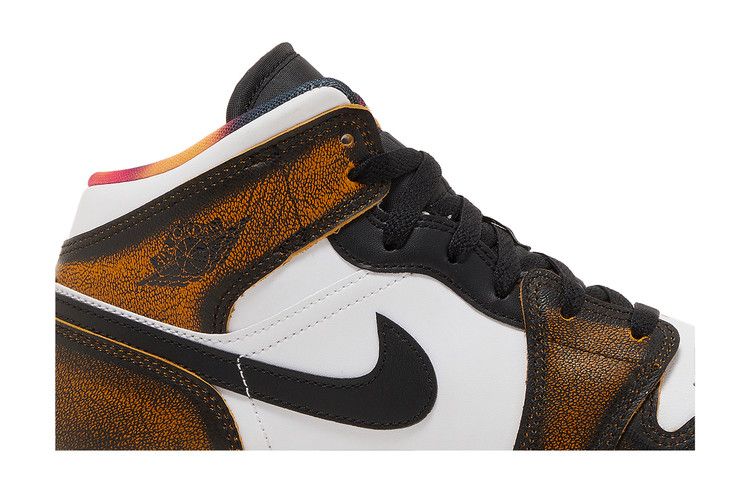 Air Jordan 1 Mid SE GS Wear-Away - Taxi