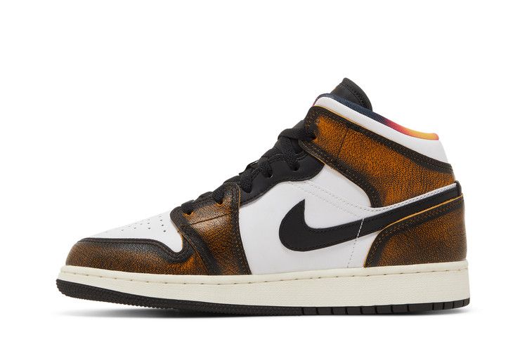 Air Jordan 1 Mid SE GS Wear-Away - Taxi