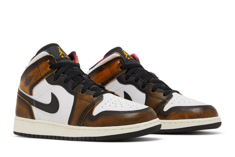 Air Jordan 1 Mid SE GS Wear-Away - Taxi