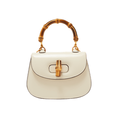 Gucci Bamboo 1947 Mini Top Handle Bag White