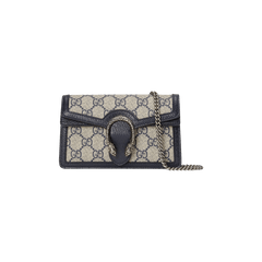 Gucci Dionysus GG Super Mini Bag Beige/Blue Supreme