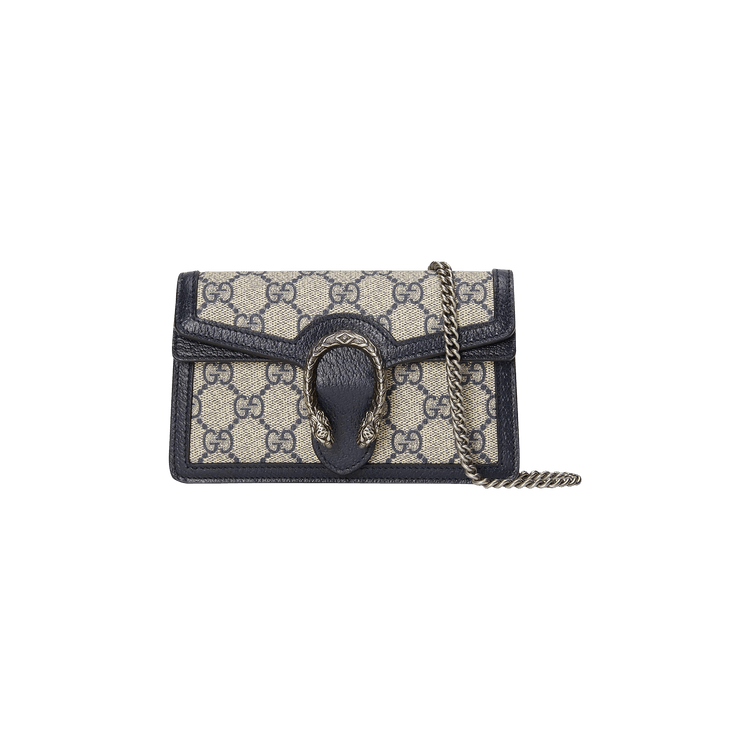 Gucci Dionysus GG Super Mini Bag Beige/Blue Supreme