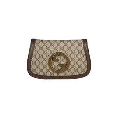 Gucci Blondie Shoulder Bag Beige/Ebony Supreme