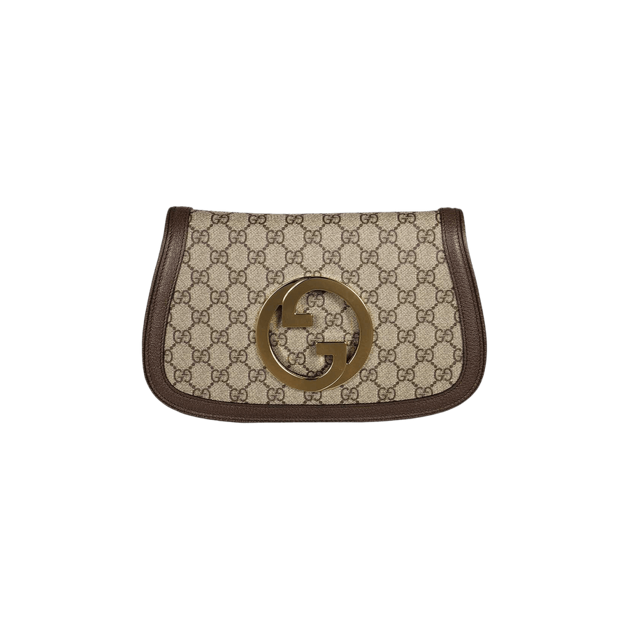 Gucci Blondie Shoulder Bag Beige/Ebony Supreme