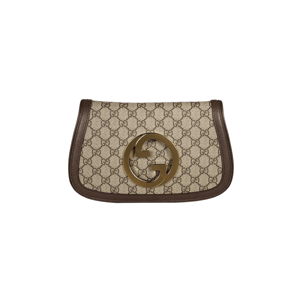 Gucci Blondie Shoulder Bag Beige/Ebony Supreme