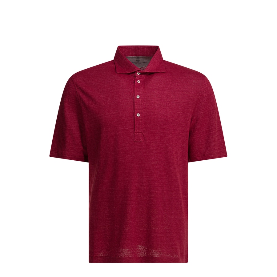 Men's Jersey Polo Shirt - Red